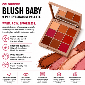 Blissebloom 9 color DIY Eye Shadow Palette Blissebloom
