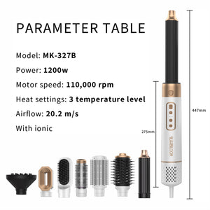 Blissebloom 6 in 1 set multifunctional hair dryer Blissebloom