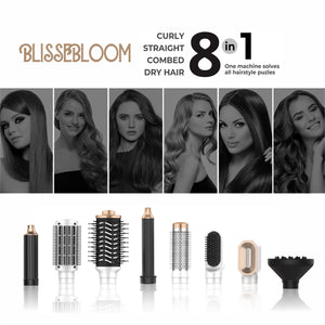 Blissebloom 6 in 1 set multifunctional hair dryer Blissebloom