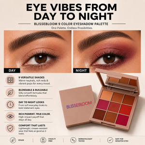 Blissebloom 9 color DIY Eye Shadow Palette Blissebloom