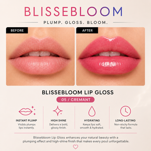 Blissebloom high pigment moisture Lipgloss Blissebloom