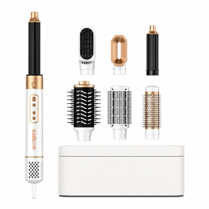 Blissebloom 6 in 1 set multifunctional hair dryer plus additional 40mm barrels Blissebloom