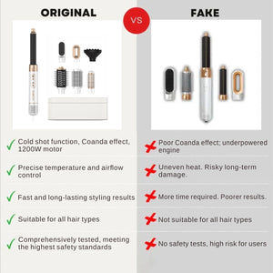 Blissebloom 6 in 1 set multifunctional hair dryer plus additional attachment diffuser Blissebloom