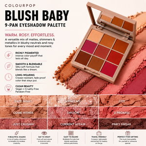 Blissebloom 9 color DIY Eye Shadow Palette Blissebloom