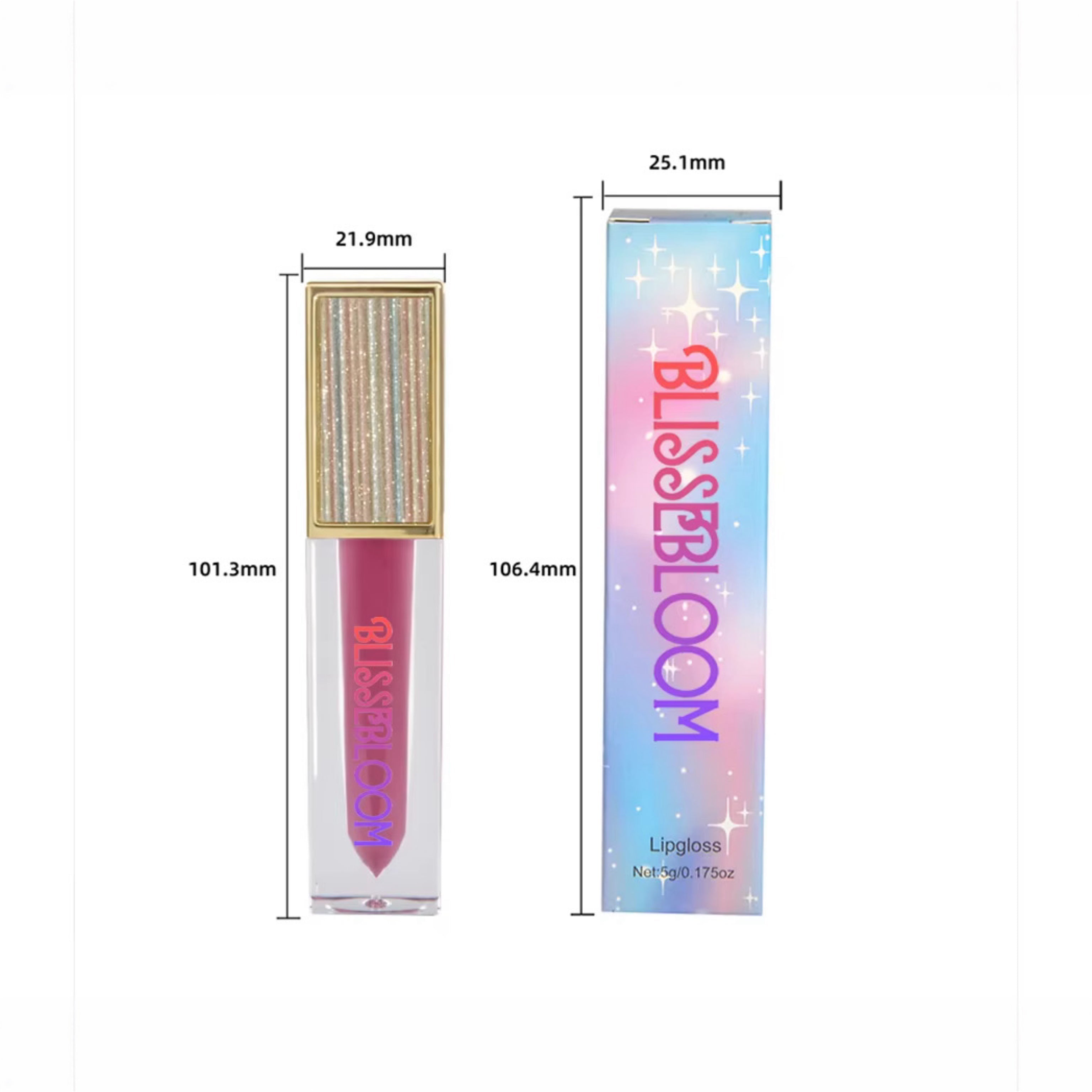 Blissebloom high pigment moisture Lipgloss Blissebloom