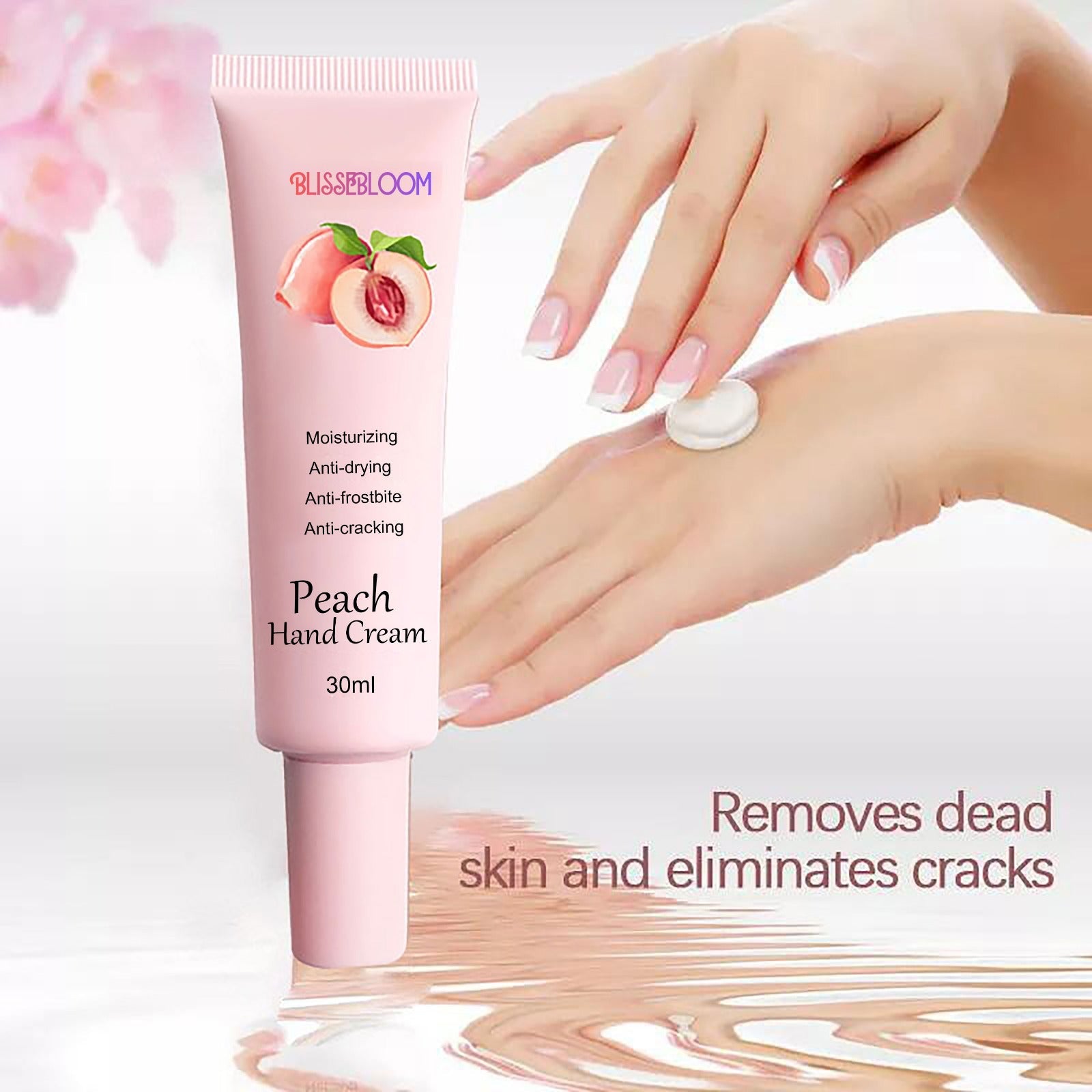 Blissebloom Peach Hand Cream Blissebloom
