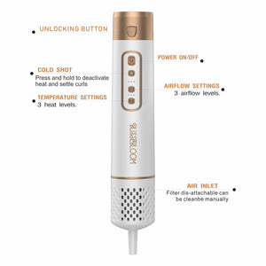 Blissebloom 6 in 1 set multifunctional hair dryer Blissebloom