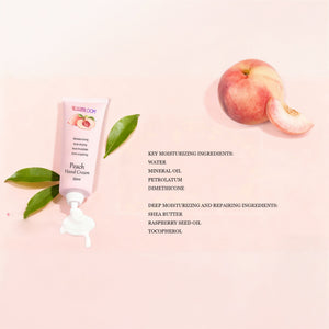 Blissebloom Peach Hand Cream Blissebloom