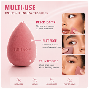 Blissebloom water drop powder puff Blissebloom