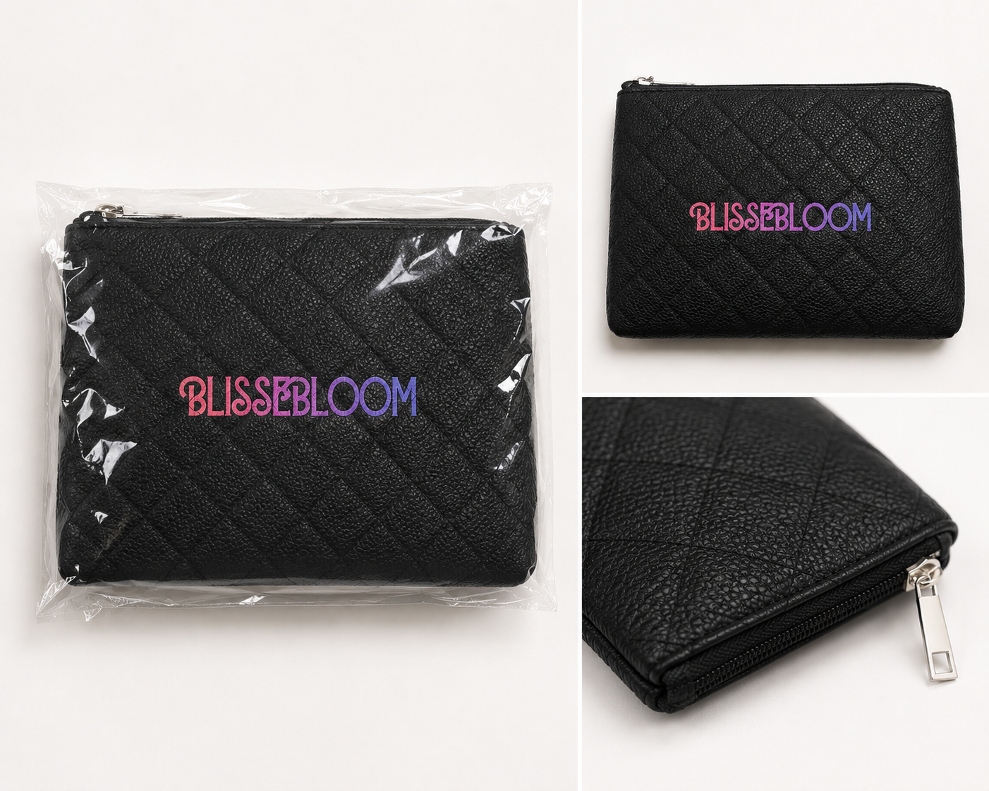 Blissebloom Champagne gold makeup brush set Blissebloom