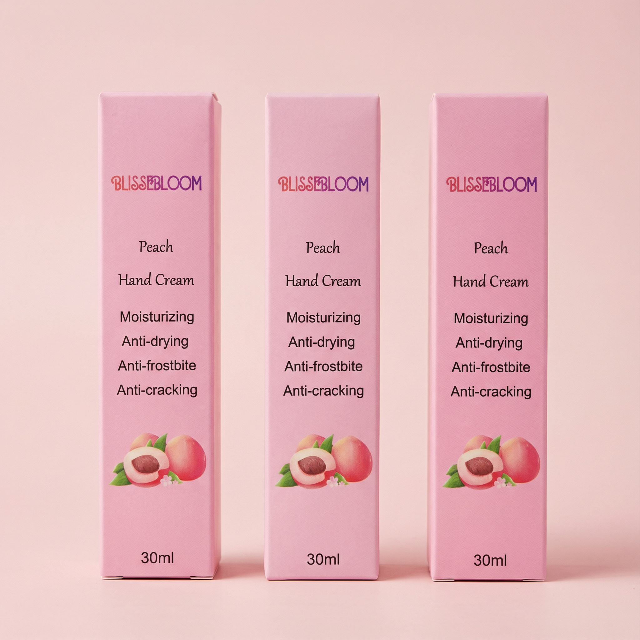 Blissebloom Peach Hand Cream Blissebloom