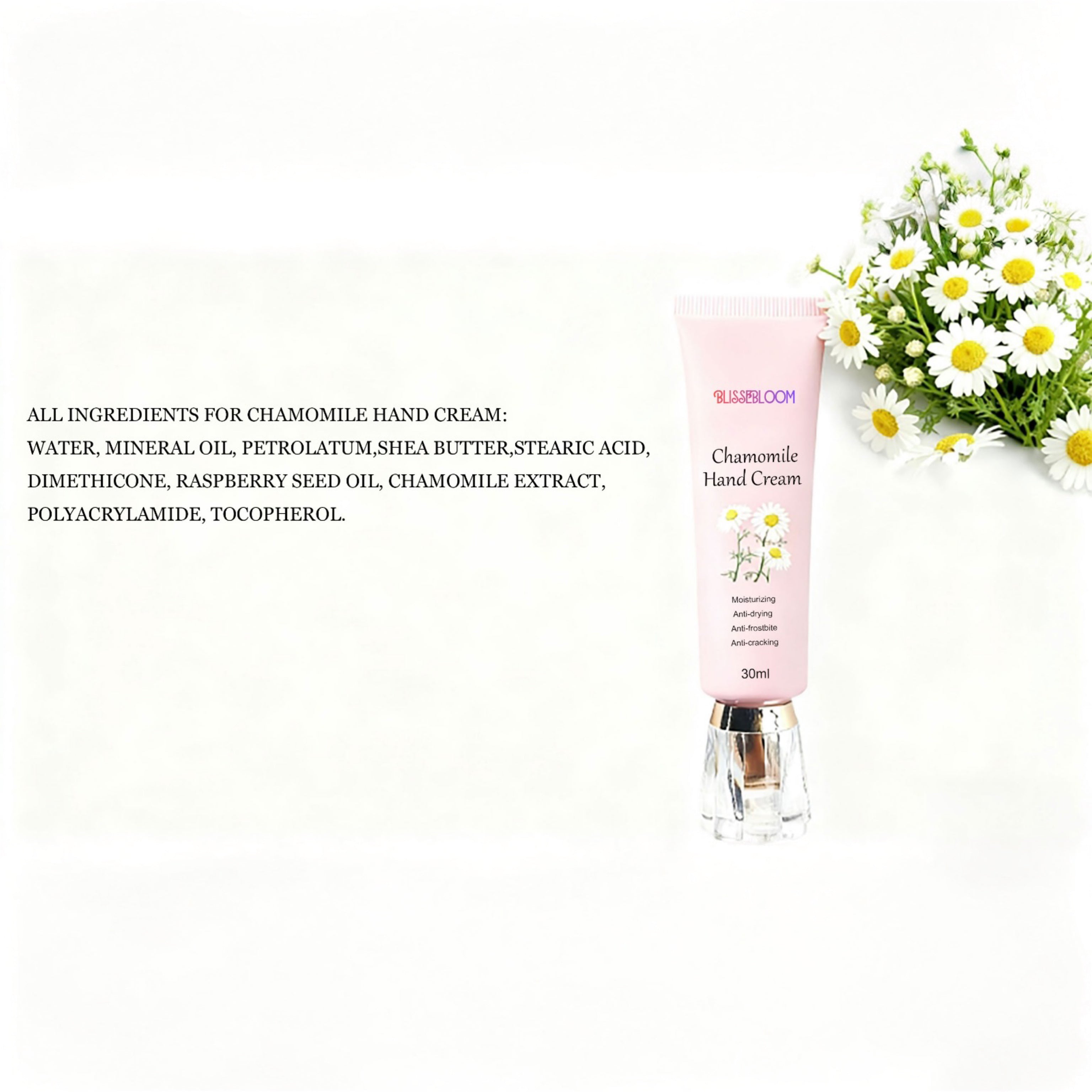 Blissebloom Chamomile Hand Cream Blissebloom
