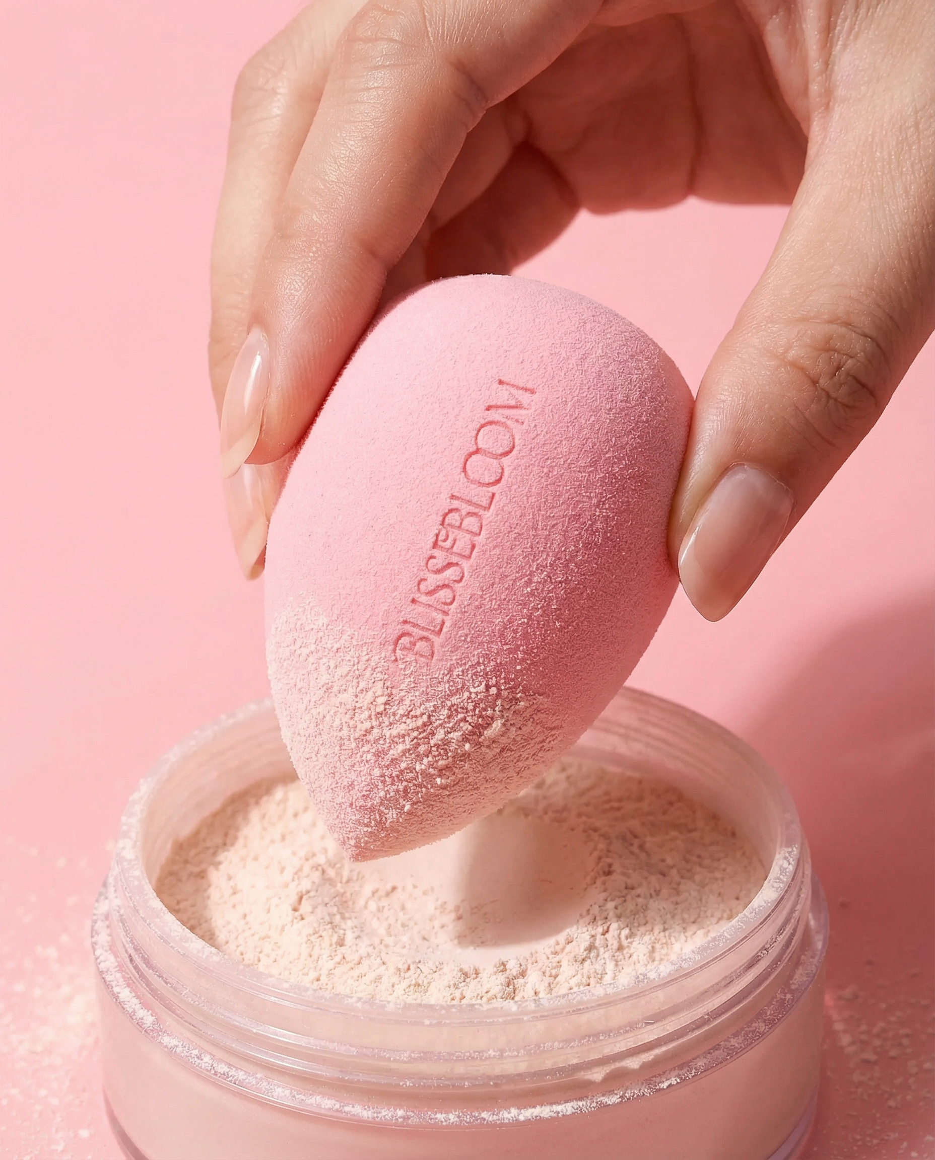 Blissebloom water drop powder puff Blissebloom