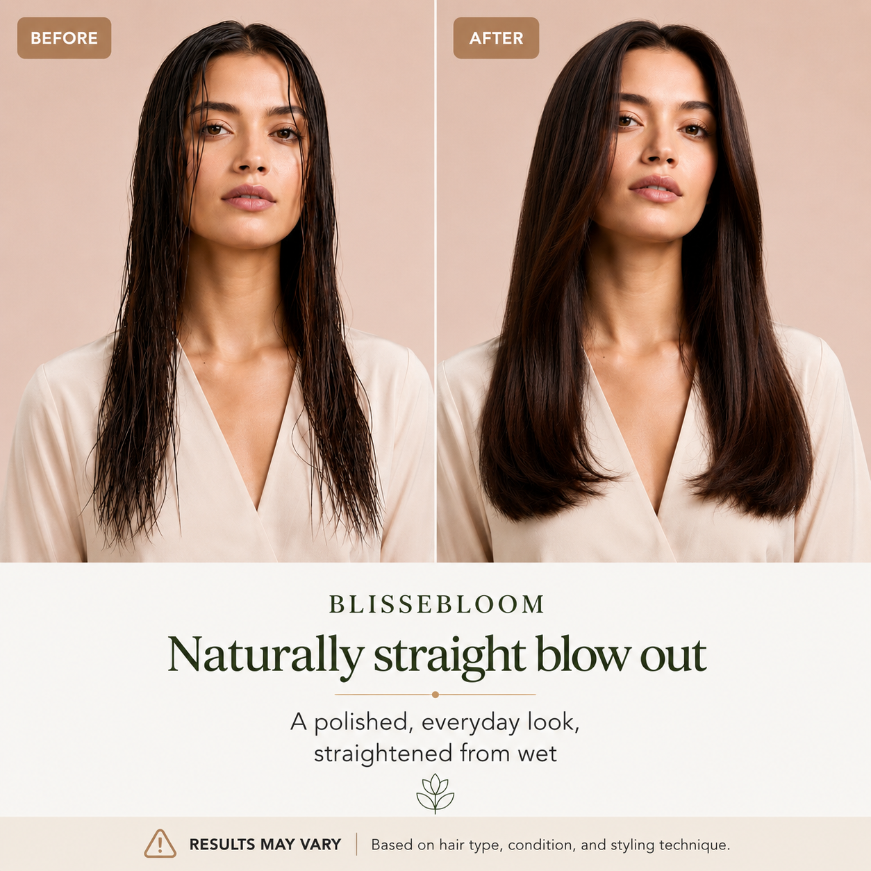 Hair Dryer & Straightener — Salon Results at Home(2 in 1) Blissebloom
