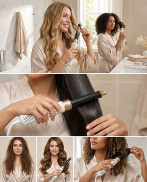 Blissebloom 6 in 1 set multifunctional hair dryer Blissebloom